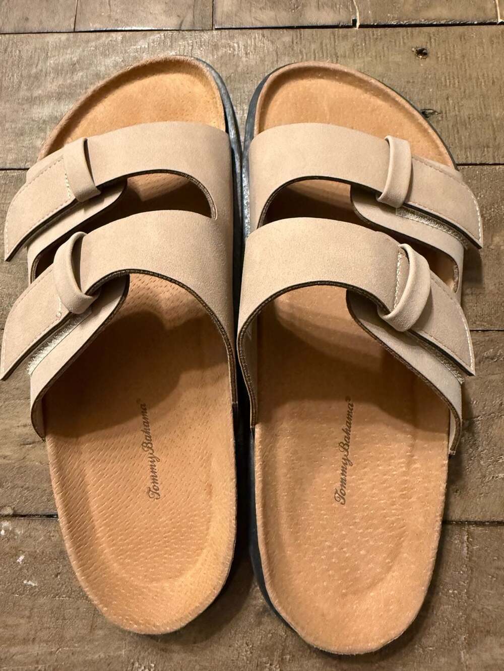 Tommy Bahama TBF-TRUITE Double Strap Suede Sandals